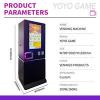 Distributeur automatique personnalisable pour cartes à collectionner, cartes sportives, boîtes mystères, avec écran tactile et paiement sans espèces (monnaie, QR code) pour magasins