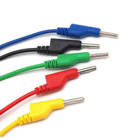 Câble de test multimètre en silicone avec fiche banane 4 mm, 1 m, haute tension, durable, flexible, 18 AWG