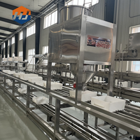 Machine industrielle HJ de fabrication automatique de lait de soja et de tofu, 100 kg, contrôle PLC haute précision, 7,5 kW, 380 V, usage commercial, garantie 1 an