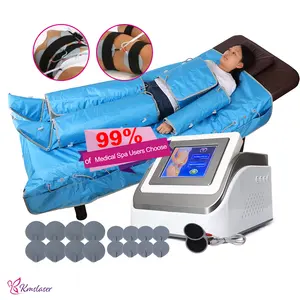 3 en 1 Terapia de masaje presoterapia EMS EQUIPO DE presoterapia drenaje linfático presoterapia máquina corporal