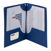Carpeta de archivos de oficina tamaño carta A4 Carpeta de papel para presentación de negocios carpeta de documentos de dos bolsillos personalizada