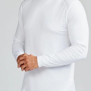 OEM Men's Raglan <b>Long</b> Sleeve <b>Tshirt</b> High Quality Breathable Anti-Wrinkle Quick Dry Slim Fit Custom Logo Made Polyester/Cotton - Product Image 5