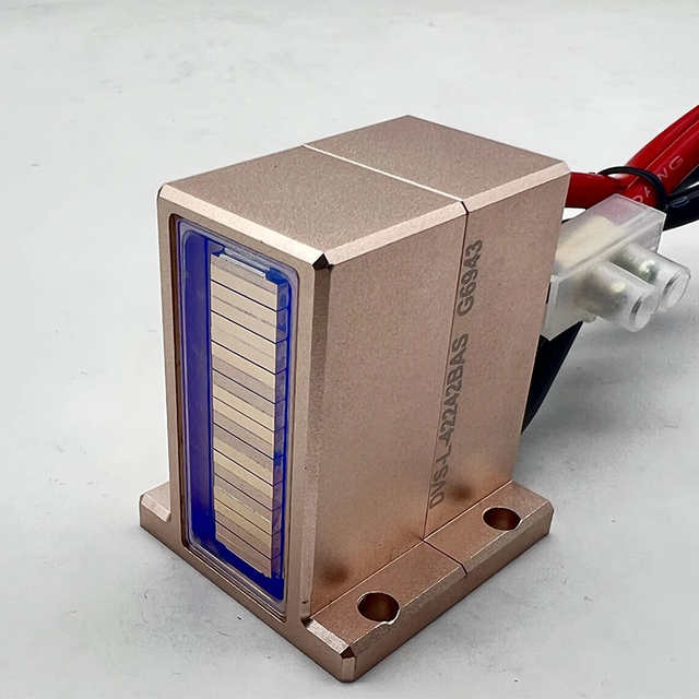 ODM OEM High Quality Customized Power 10-Bar Diode Laser Stack 755nm 1064nm Big Power Macro Channel Diode US Coherent Bars Water
