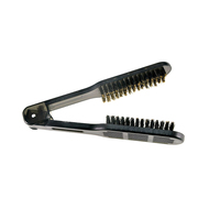 Lisseur de cheveux naturelle, brosse pour salon de coiffure,, privée, poils de sanglier, accessoire professionnel