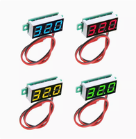 TZ 0.28 pouces Ultra-petit voltmètre numérique DC tête affichage numérique réglable Protection inverse DC2.5-30V à deux fils