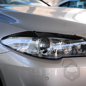 1 Par de Cubiertas Decorativas para Faros Delanteros Negros para BMW Serie 5 F10 2010 2011 2012 2013, Adhesivos para Automóviles, Cubiertas Decorativas para Faros Delanteros - Product Image 5