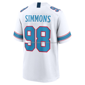 Style tendance pour hommes 2026 Cameron Ward # 1 Maillot de football cousu 98 Jeffery Simmons 14 Carnell Tate 17 Chimere Dike S-3XL - Product Image 4