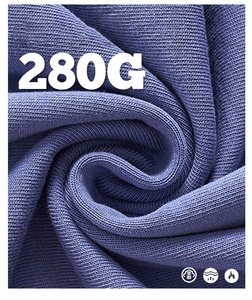 MT2614 T-shirt personnalisé de haute qualité, de couleur unie, 280 grammes, 100% coton, surdimensionné, lavé, t-shirts pour hommes - Product Image 5