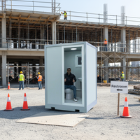 Toilettes mobiles modulaires standard pour extérieur, très demandées, faciles à assembler