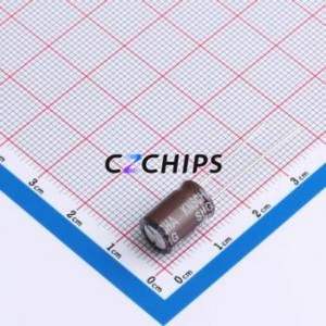 Condensador Electrolítico de Aluminio de Orificio Pasante DHG050M157G120S1AA, D8xL12mm 150uF 20% 50V 760mA-100kHz - Product Image 2