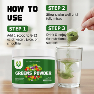 OEM Greens Powoer Énergie, Digestion, Soutien Immunitaire, Détox, Favorise l'Énergie Naturelle, Aide à la Clarté Mentale - Product Image 5