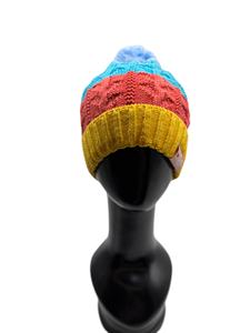 LANDBAS Gorro de Punto Acrílico de la Mejor Calidad, 100% Acrílico, 56-58cm, Informal, Moderno, Colorido, Plegable, con Patrón de Trenzas, Unisex, para Adultos, Invierno - Product Image 4