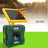 Répulsif Ultrasonique Solaire Extérieur pour Animaux Sauvages : Pigeons, Singes, Chats, Chiens, Cerfs