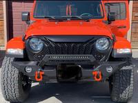 Gobison 2018 2019 2020 2021 4x4 accessoires tout-terrain grille de pare-chocs avant pour JEEP WRANGLER JL JT
