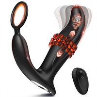 Vibrateur anal électrique étanche télécommandé pour hommes, masseur de prostate