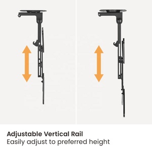 23 "-55" Kinh Tế <span class=keywords><strong>TV</strong></span> gấp Wall <span class=keywords><strong>Mount</strong></span> Bracket lật xuống kéo xuống <span class=keywords><strong>TV</strong></span> đơn vị Trần núi với 360 độ xoay - Product Image 2