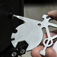 Mini outils de vélo de poche multifonctions 5-en-1 Kit d'outils manuels de réparation de vélo de bricolage professionnel Outil de carte-cadeau OEM ODM pour la randonnée