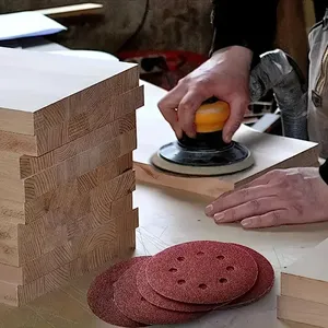 แผ่นขัดขนาด100มม. แผ่นรองแบบห่วงสำหรับขัดขนาด60/80/100/120/150/180/240/320/400/600/800/1000กรวดสูงสำหรับกระดาษทราย - Product Image 4