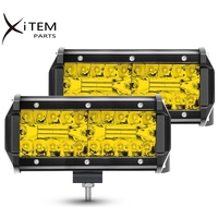 7 pouces Led Light Bar Combo Beam Work phares antibrouillard projecteurs pour UAZ 4x4 hors route voiture