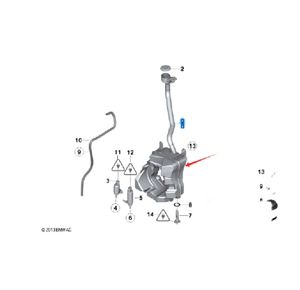 Bouteille de pulvérisation d'essuie-glace OEM 61667368642 pour BMW <span class=keywords><strong>Mini</strong></span> Cooper R55 R56 - Product Image 4