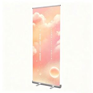 Banner Enrollable Resistente de Aluminio Ajustable y Retráctil para Publicidad Exterior de Diseño Personalizado - Product Image 1