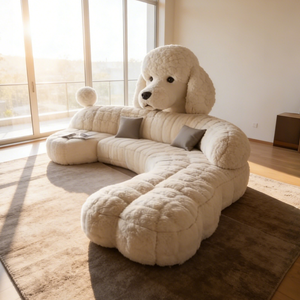 <span class=keywords><strong>Canapé</strong></span> géant en forme de chien personnalisé, <span class=keywords><strong>canapé</strong></span> lounge en peluche, meubles d'animaux réalistes créatifs, salon, chambre à coucher, appartement - Product Image 3