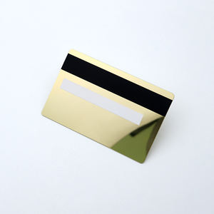 Cartes-cadeaux vierges en métal doré gravées au laser personnalisées, avec fente pour puce RFID NFC en acier inoxydable, découpées en forme de croix, 4442 - Product Image 4