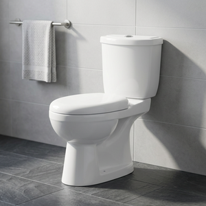 WC en céramique de type S chinois iranien, deux pièces, chasse d'eau siphonique, en porcelaine blanche, pour salle de bain - Product Image 6