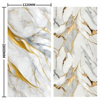Panneaux muraux en plastique PVC imperméables et écologiques, design mural décoratif moderne pour l'intérieur, design mural en marbre UV pour hôtel