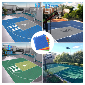 Baldosas de Baloncesto Poliméricas para Superficies Duras, Revestimiento de Suelo Entrelazado de Alta Resistencia, Panel Moderno para Gimnasios y Pistas de Atletismo - Product Image 1