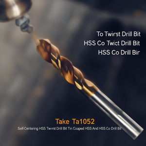 Foret hélicoïdal autonivelant HSS-Co Ttake Ta1052, revêtu d'étain, forets HSS et HSS-Co - Product Image 3