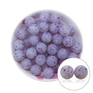 ลูกปัดซิลิโคนกลิตเตอร์หลากสีขนาด 15 มม. สำหรับทำปากกา มี 150 สีในสต็อก ขายส่งเกรดอาหารสำหรับเด็กกัดเล่น - Product Image 2