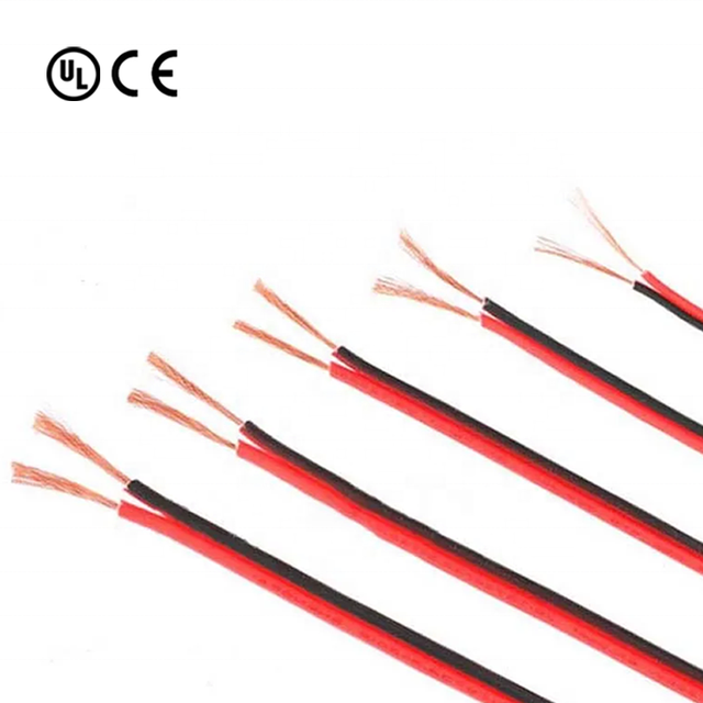 Hi-End Dual 2 Core Flexible Copper Audio Speaker Cable Low Noise 1mm2-2.5mm2 Power Electrical Wire PVC Insulation Rated 16A/30A