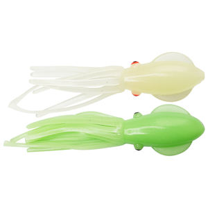 Newbility 135mm/25g 115mm/12g 70mm/2.5g soft fishing lure gonne di <span class=keywords><strong>calamari</strong></span> in silicone incandescente soft octopus bait - Product Image 1