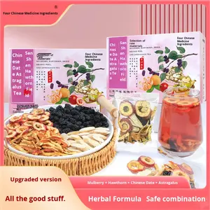 Chá Floral de Morango, Espinheiro, Casca de Tangerina e Astrágalo Ingredientes Genuínos Misturados 180g Caixa Selada Prazo de Validade de 365 Dias Anhui - Product Image 5