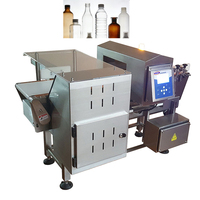 Detector de Metales de Alta Sensibilidad Tipo Cinta Transportadora para Botellas de Vidrio/PET, Línea de Producción de Alimentos y Bebidas