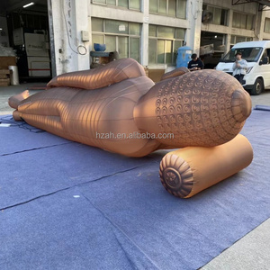Statue de <span class=keywords><strong>Bouddha</strong></span> <span class=keywords><strong>gonflable</strong></span> géante dorée personnalisée, <span class=keywords><strong>Bouddha</strong></span> couché pour la décoration des festivals bouddhistes du temple, événements religieux - Product Image 6