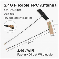 Antenne WIFI interne double bande 2,4/5,8 GHz 4dBi MHF4 Connecteur UFL U.FL FPC Omni double bande FPC Antenne WIFI intégrée