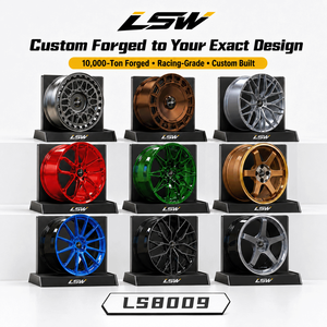 ล้อแม็กซ์อลูมิเนียม LS8009 LSW สีไฮเปอร์ซิลเวอร์ แบบหลายก้าน ขนาด 5.5x114.3 มม. ET35 ผลิตแบบชิ้นเดียว สำหรับรถยนต์นั่งส่วนบุคคล ใช้สำหรับดัดแปลงและอัปเกรด - Product Image 6