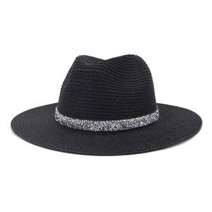 Sombrero Fedora Unisex Estilo Francés J352, de Ala Ancha, para Playa, Verano, Vacaciones, Jazz, Viajes, Casual - Product Image 2