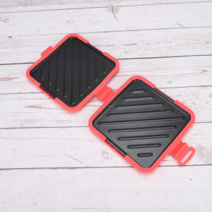Grille-pain à sandwich épaisse, compatible lave-vaisselle et micro-ondes, pour panini carrés, pour une cuisson rapide et gain de temps - Product Image 1