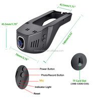 Koenbang full hd gran angular gps 1440p 2k coche caja negra dvr dash cam dashcam cámara oculta wifi
