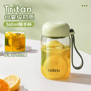 Vaso <span class=keywords><strong>de</strong></span> Agua - Nuevo Diseño Verano 2026 - Vaso Pequeño y Portátil para Mujer - Vaso <span class=keywords><strong>de</strong></span> Plástico Tritan Resistente al Calor - Product Image 2