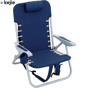 Silla Reclinable Plegable Portátil de Alta Calidad y Comodidad, Ajustable en 4 Posiciones, Tela 600D, para Playa y Pesca - Product Image 1