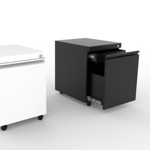 Omni slockable hiện đại có thể điều chỉnh di động Tủ tập tin với 2 ngăn kéo cho văn phòng nhà lưu trữ & máy in đứng - Product Image 1
