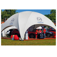 Grandes tentes de dôme d'événement de chapiteau à usage intensif à impression personnalisée pour le salon de l'automobile