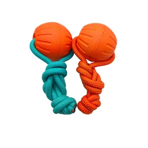 2023 nueva llegada juguetes multifuncionales para mascotas de entrenamiento de alta calidad <span class=keywords><strong>EVA</strong></span> perro masticar pelota de juguete moda y estilo deportivo - Product Image 6