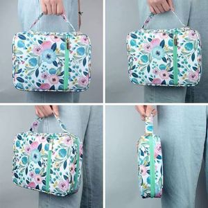 Muestra Gratuita, Funda de Biblia Personalizada con Estampado Floral de Primera Calidad para Mujer, Estuche para Biblia, Bolsa para Biblias con Asa y Bolsillos - Product Image 5