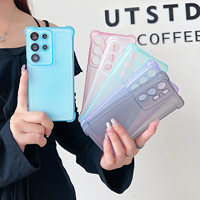 Étui souple mat translucide couleur bonbon pour Galaxy Samsung S25 Ultra, étui TPU original Samsung S24 Ultra pour Samsung S26 Ultra