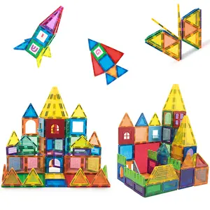 New Kids Magnete Giocattoli Educativi Giocattoli Per Bambini Magnete Piastrelle giocattolo 3D Blocchi di Costruzione Magnetico Set